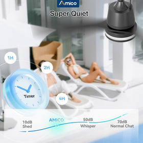 Amico 24-month warranty and tech support reassure hassle-free ownership.
