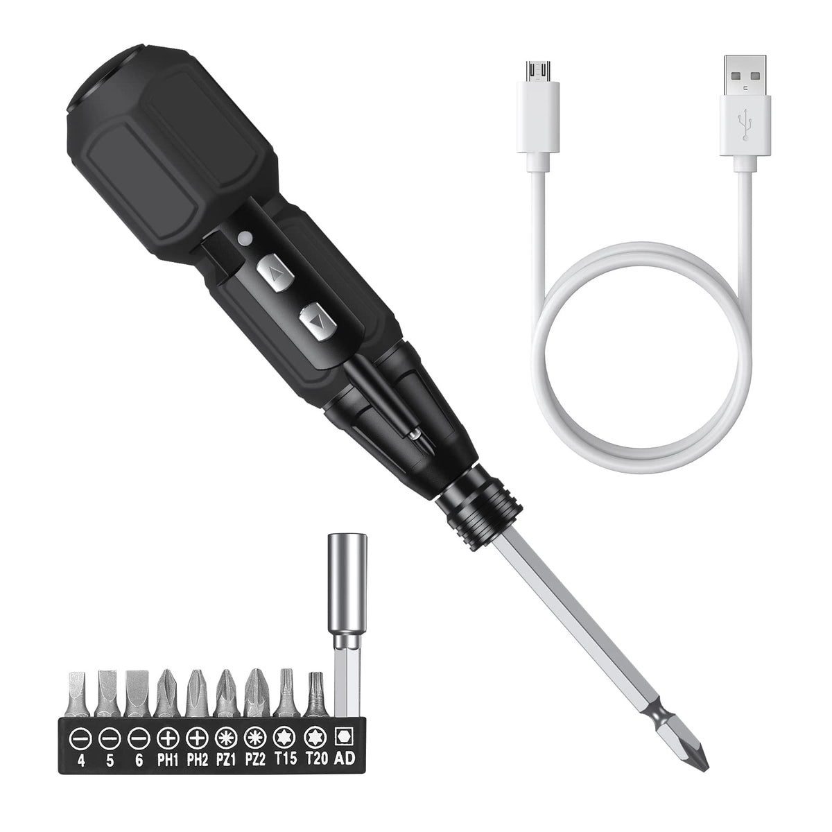 AMIR electric screwdriver in compact design for tight spaces.
