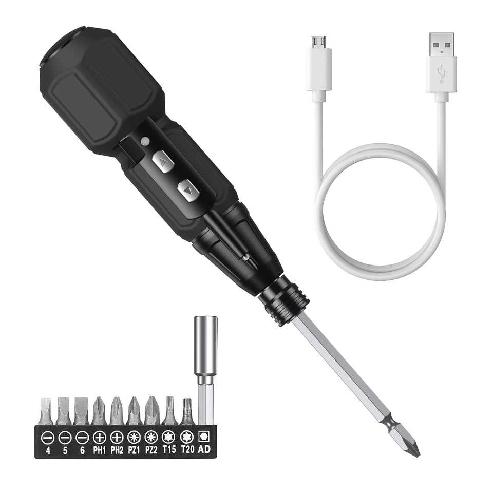 AMIR electric screwdriver in compact design for tight spaces.