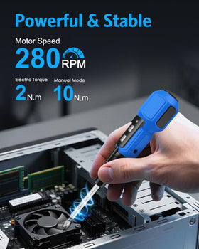AMIR Power Screwdriver 2-in-1 mode for electric and manual use in projects