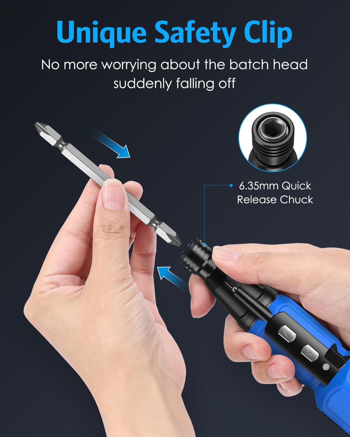AMIR compact pocket-size screwdriver fits neatly in a small toolkit