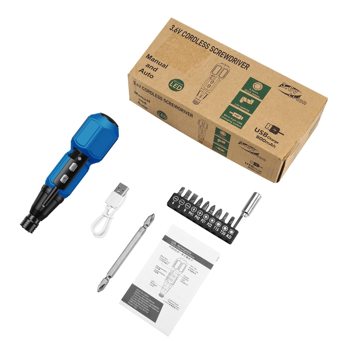 AMIR Power Screwdriver kit ideal for DIY projects around home