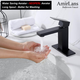 Installation kit for AmirLans AML-1141-BK including deck plate and hardware