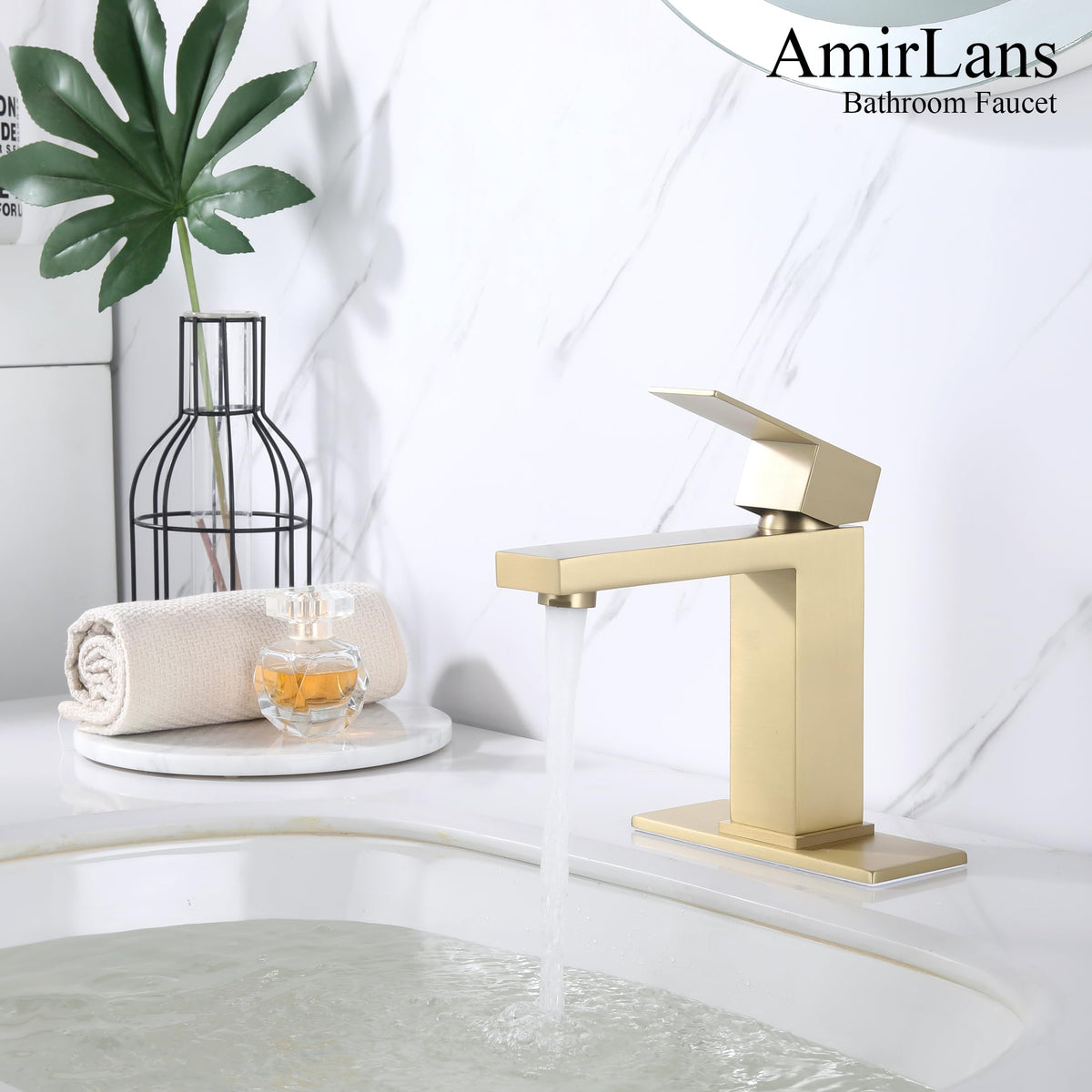 AmirLans long-spout reach improves faucet access and comfort.