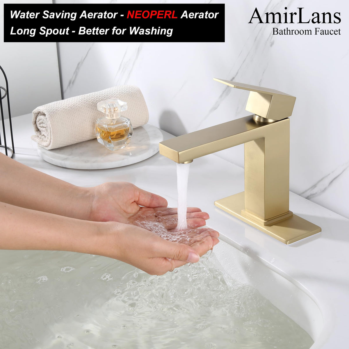 AmirLans PEX supply hose offers durable leak resistant water connection.