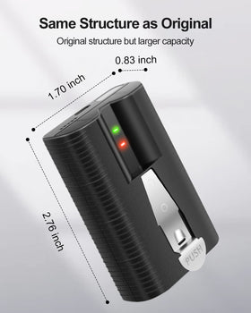 Amityke dual charger ready option enables simultaneous recharging.