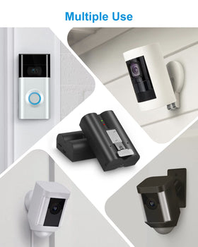 Amityke ring accessory battery 2-pack enhances overall Ring ecosystem.