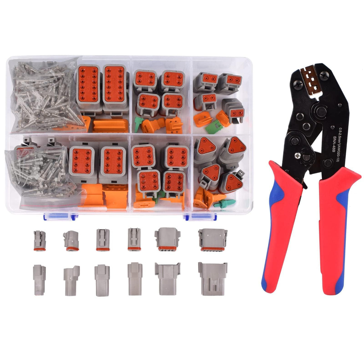 Amliber DT connector kit 12 kits box for easy automotive wiring projects