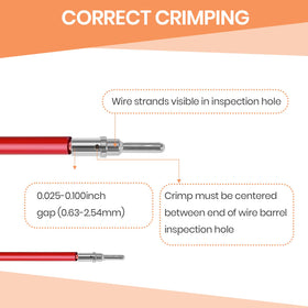 Amliber nickel plated copper pins ensure corrosion resistance and durable connections.