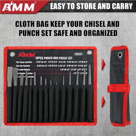 AMM 16pcs punch and chisel set bolt-hole alignment design aids assembly
