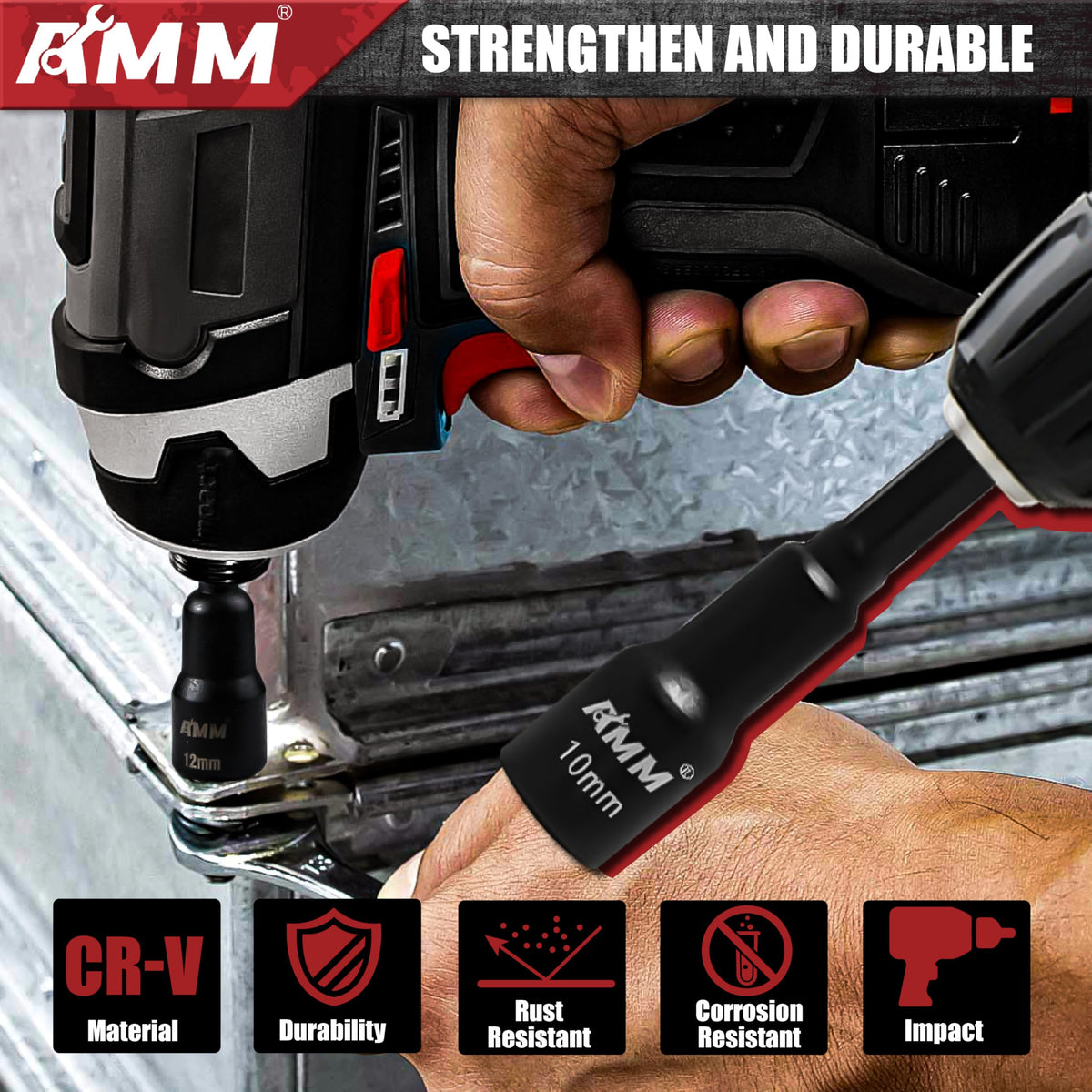 AMM 48mm magnetic nut drivers improve torque control during tightening