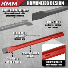 AMM center and knuckle punches offer precise marking options.