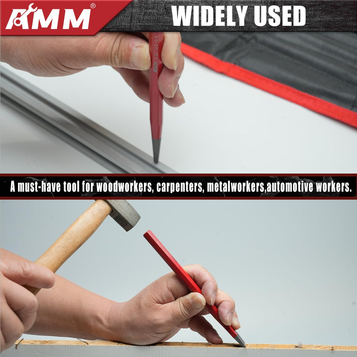 AMM compact storage pouch keeps the set organized for on-site work.