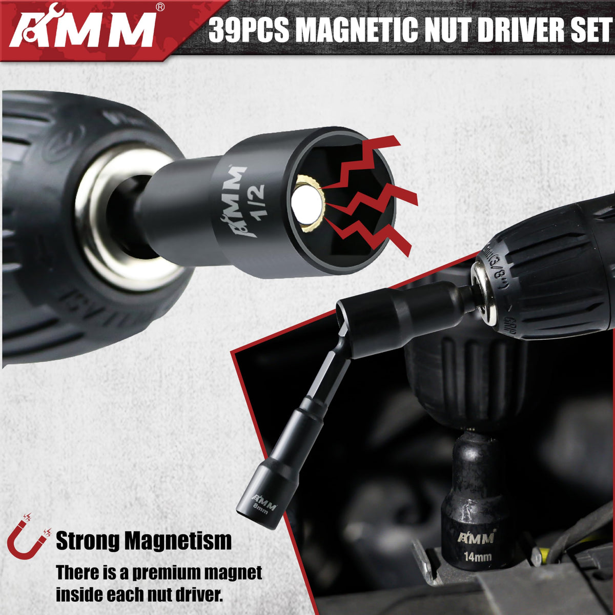 AMM drill bit adapters and extension enable versatile quick-change use