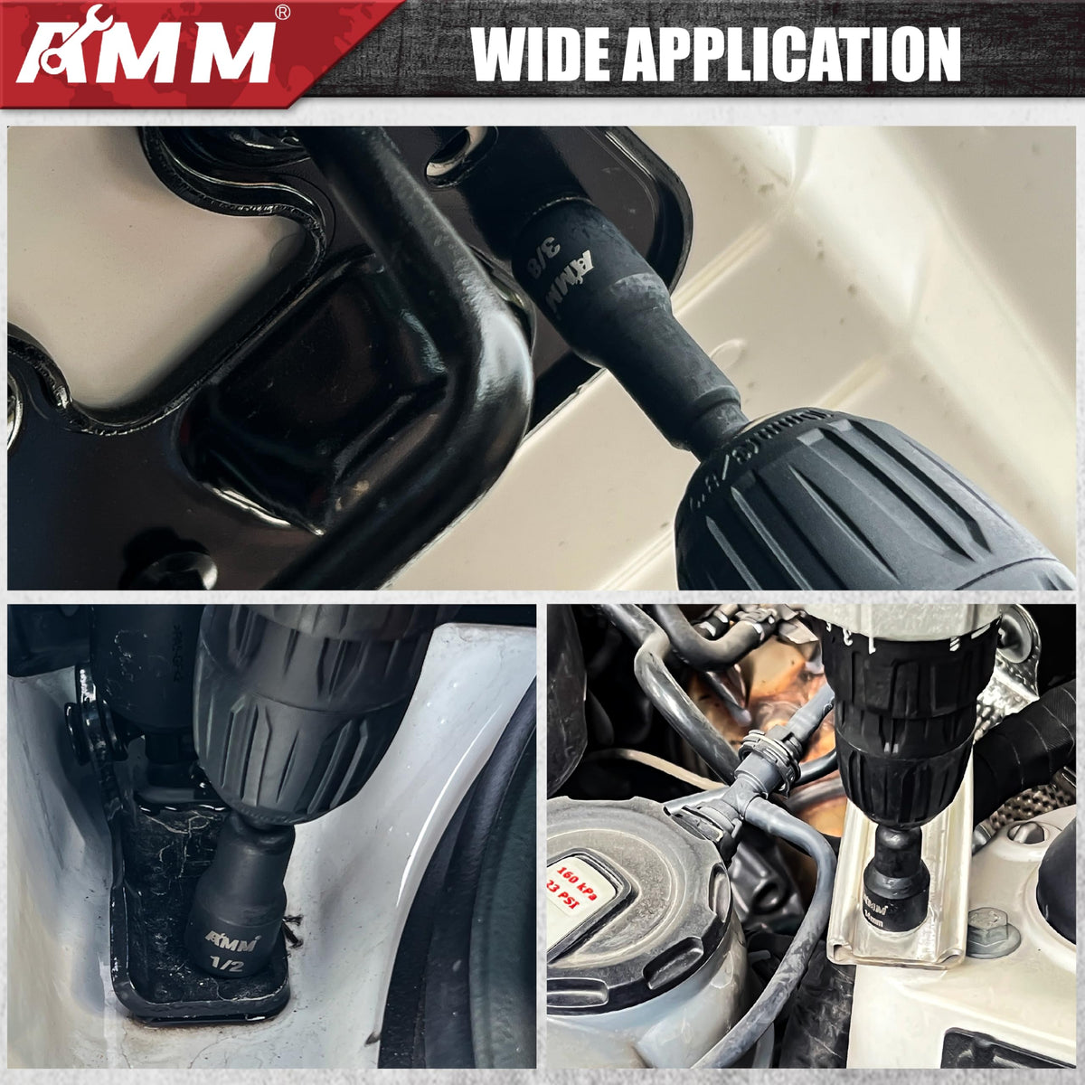 AMM Cr-V steel construction resists wear and corrosion
