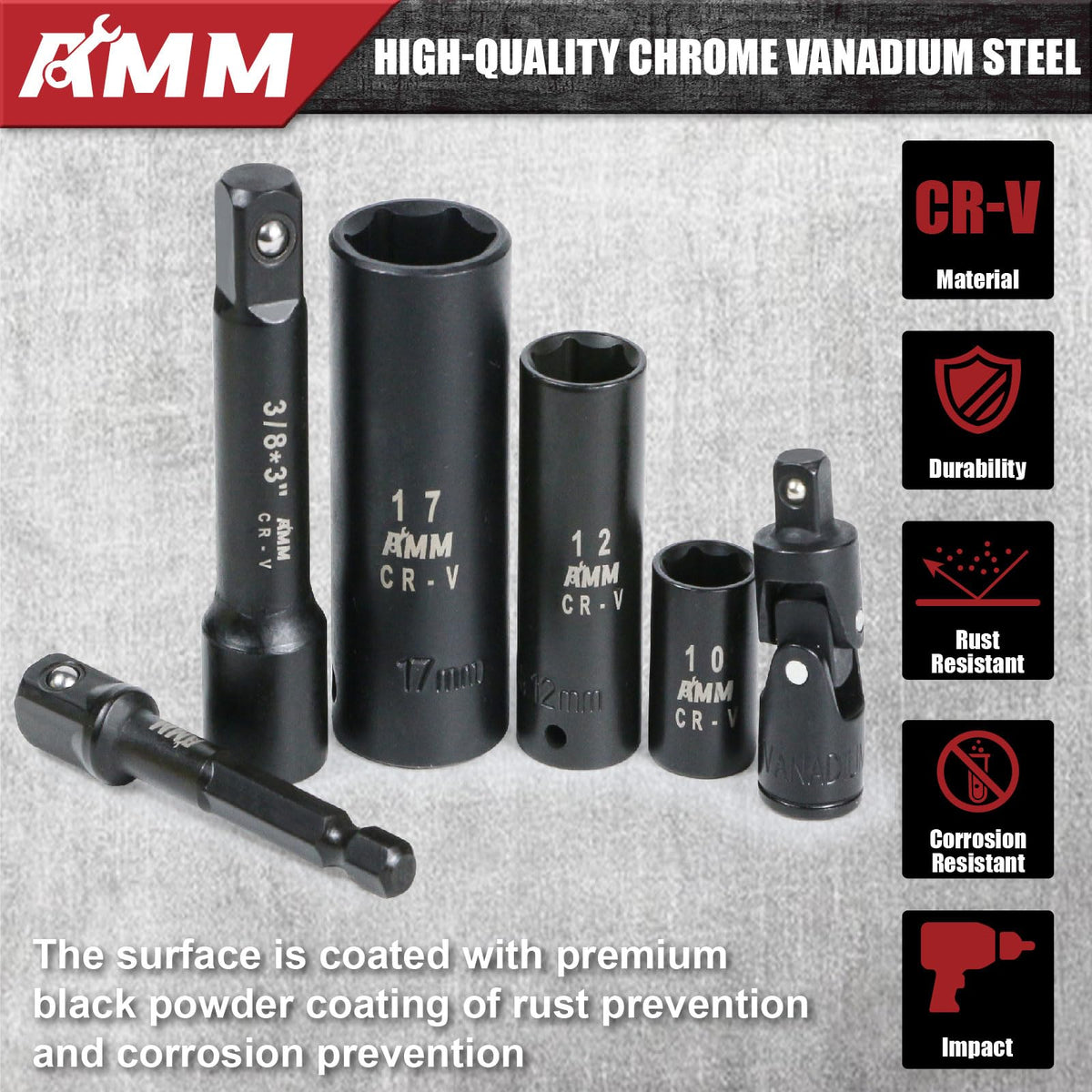 AMM extension bars 3in and 6in extend reach in tight bays