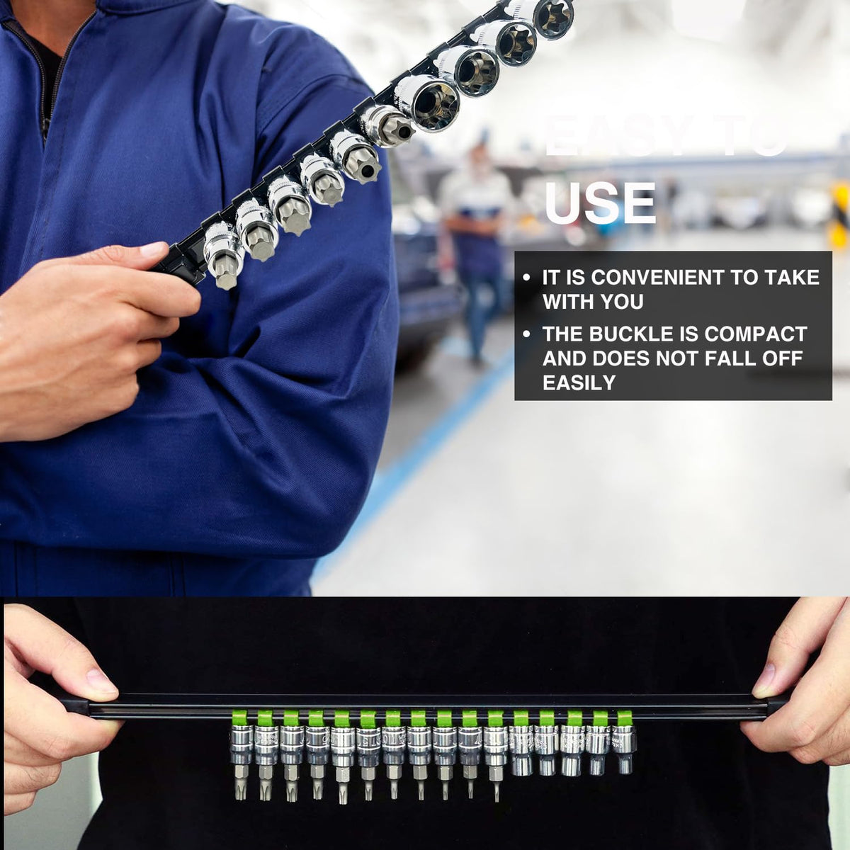 AMM heavy-duty ABS construction highlights durability for workshop use.