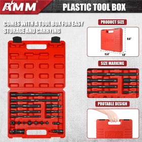 AMM impact extension bar 1/2 inch drive 3 inch length