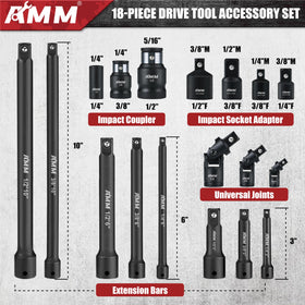 AMM impact extension bar 1/4 inch drive 6 inch length extend reach