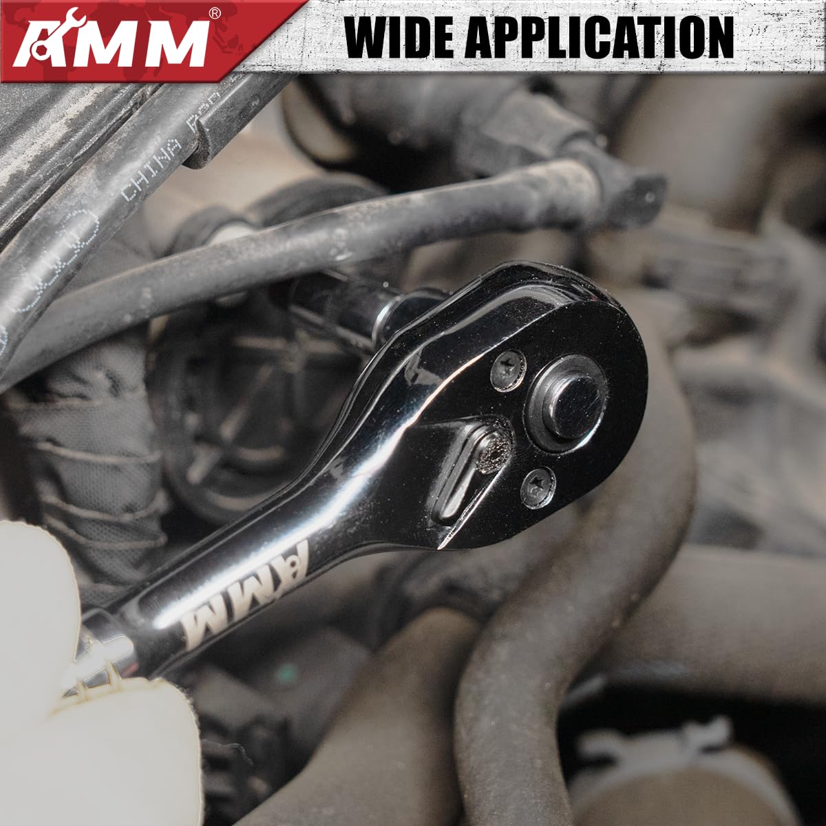 AMM adapters enable quick drive size conversions.