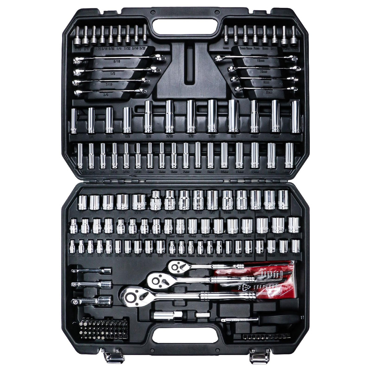 AMM Mechanics Tool Set 1/4 drive sockets for versatile repairs.