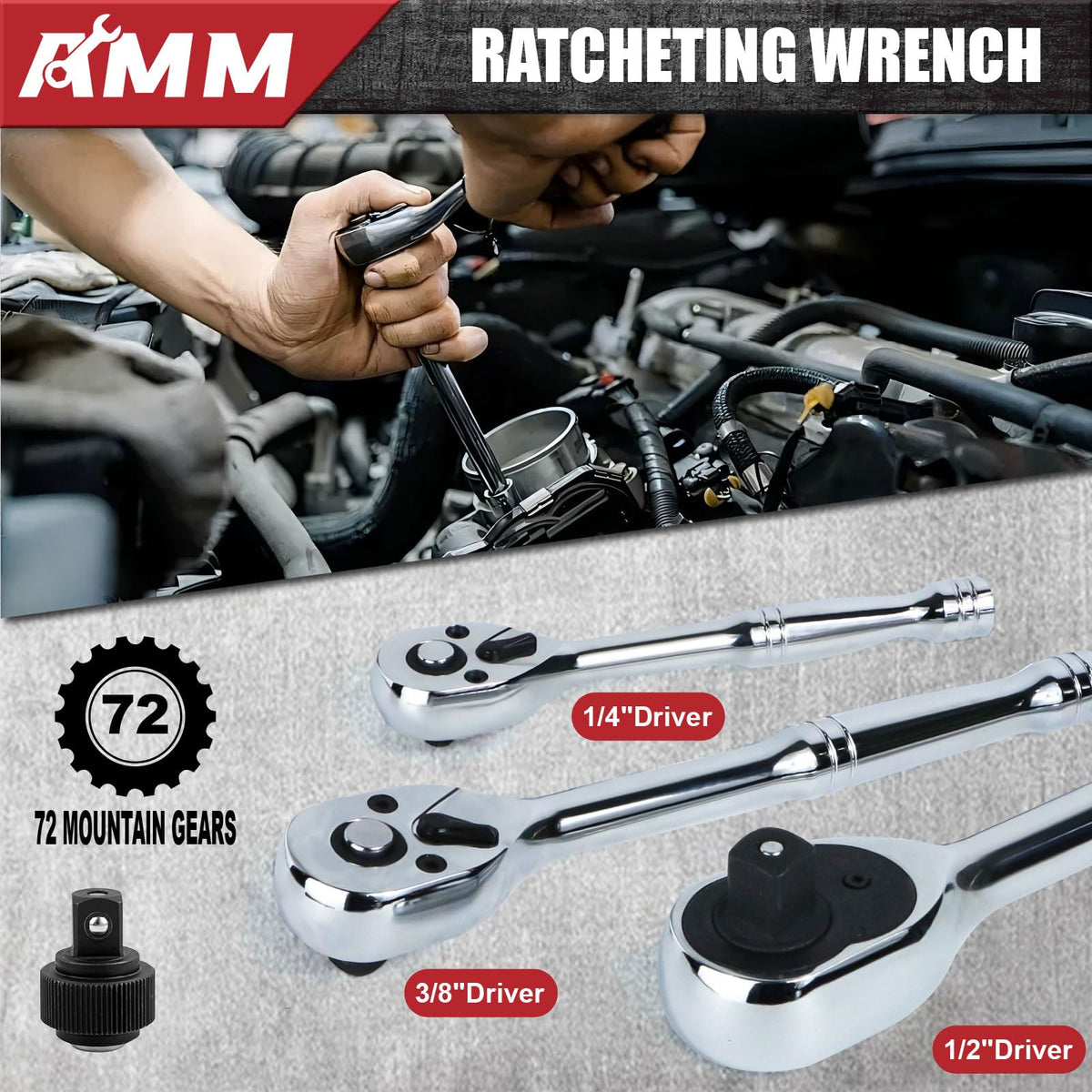 AMM Screwdriver bits boost versatility for Phillips and flat-head tasks.