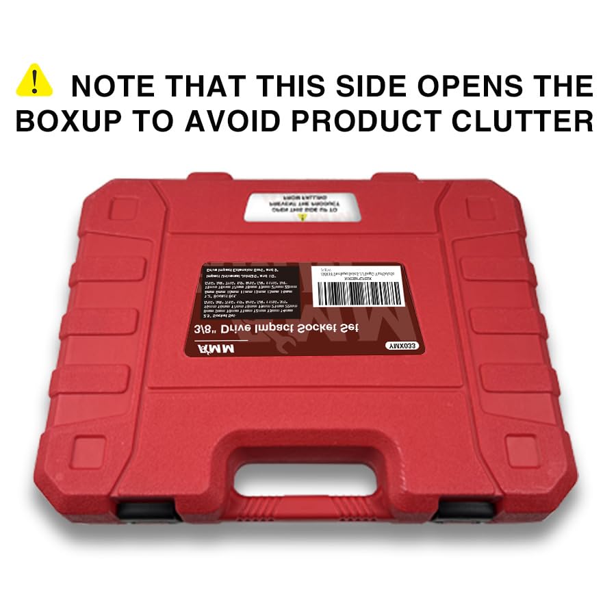 AMM plastic storage case keeps tools organized and portable.