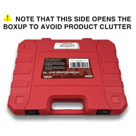 AMM plastic storage case keeps tools organized and portable.