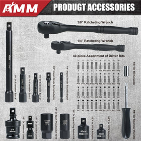 AMM quick release ratchet 72T for fast turning in automotive repairs