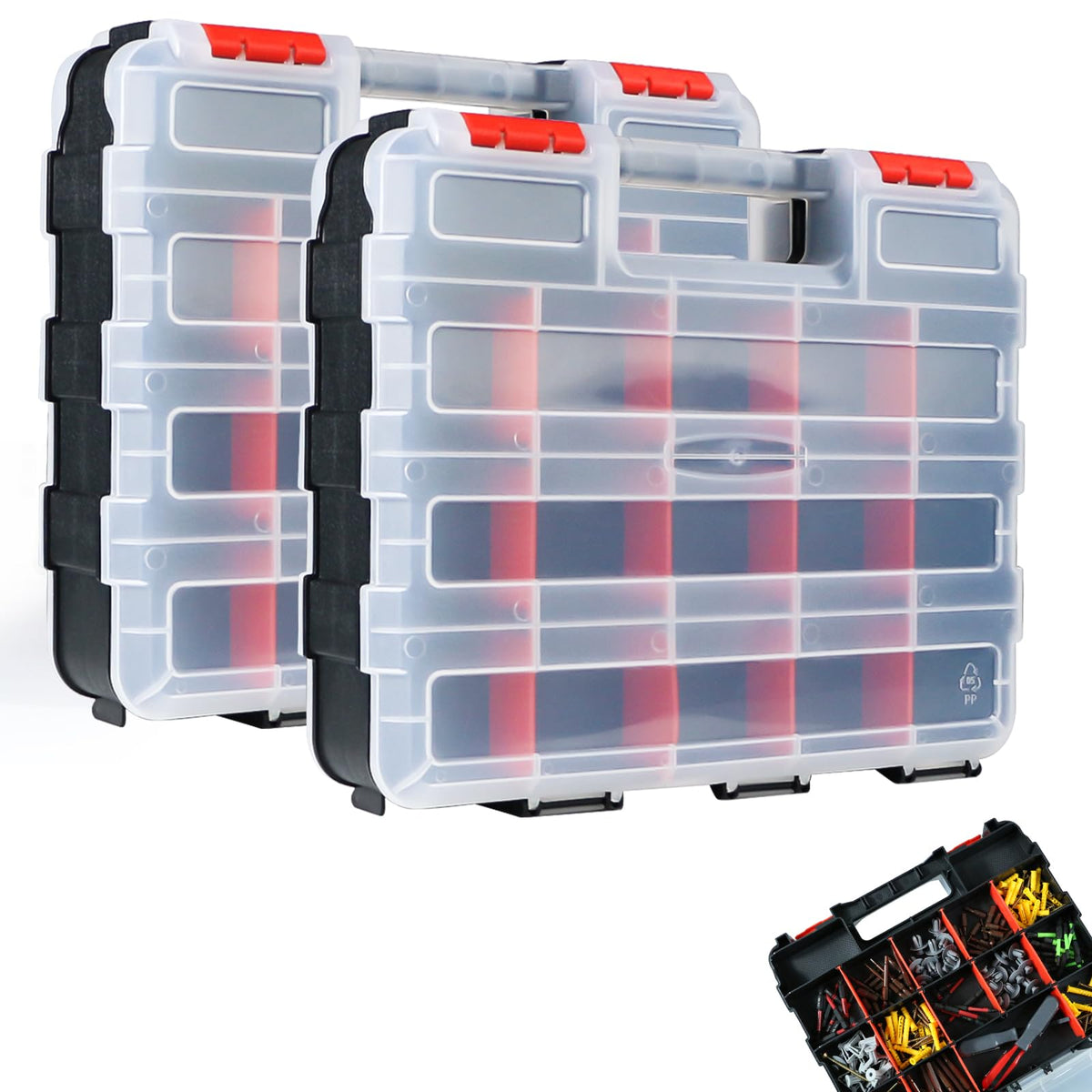 AMM Tool Box with double-side design for easy access and organization.