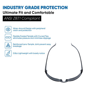 amoolo lightweight glasses weigh 0.8 ounces for extended wear