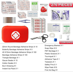 AMORNING compact first aid kit in a backpack ready for travel emergencies
