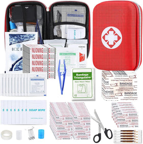 AMORNING 276PCS First Aid Kit front view for quick access during trips