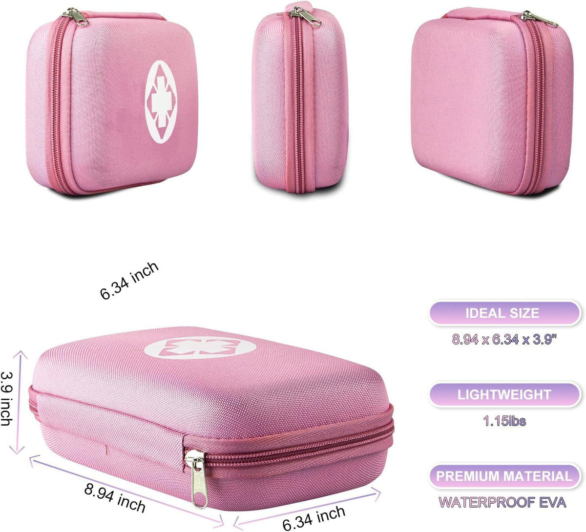 AMORNING 277PCS kit interior shows organized contents for fast response