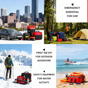AMORNING vehicle-ready kit fits in car glove compartment for road trips