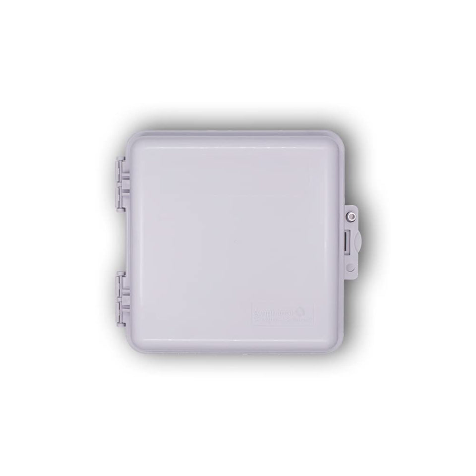 Amphenol Broadband heavy-duty enclosure exterior view showcasing weatherproof durability
