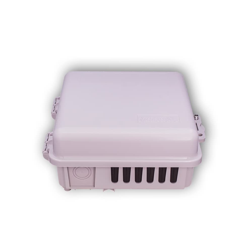 Amphenol Broadband heavy-duty enclosure interior view for tidy cable management