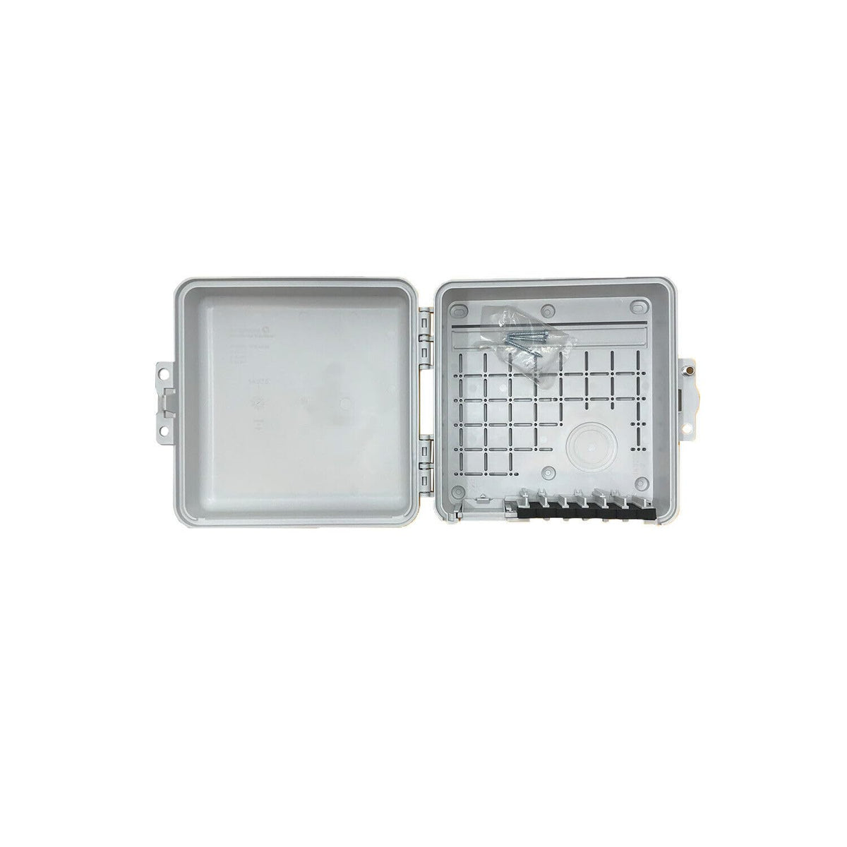 Amphenol Broadband enclosure continuous mounting bosses for flexible installation