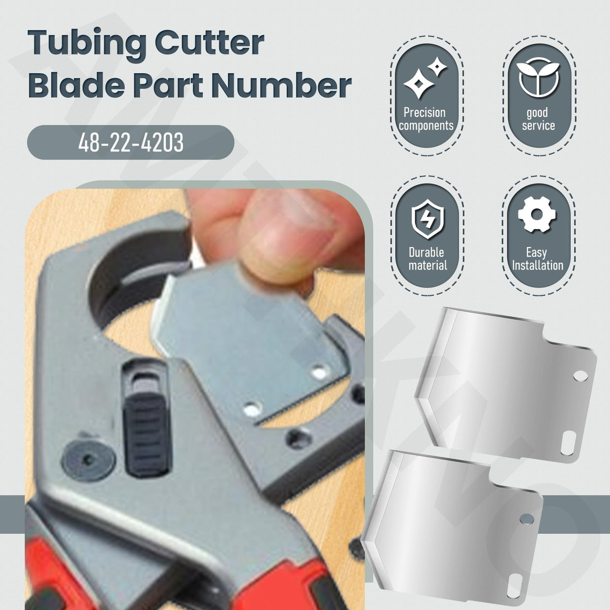 AMTHKNO PEX cutter blade replacement ensuring easy installation.