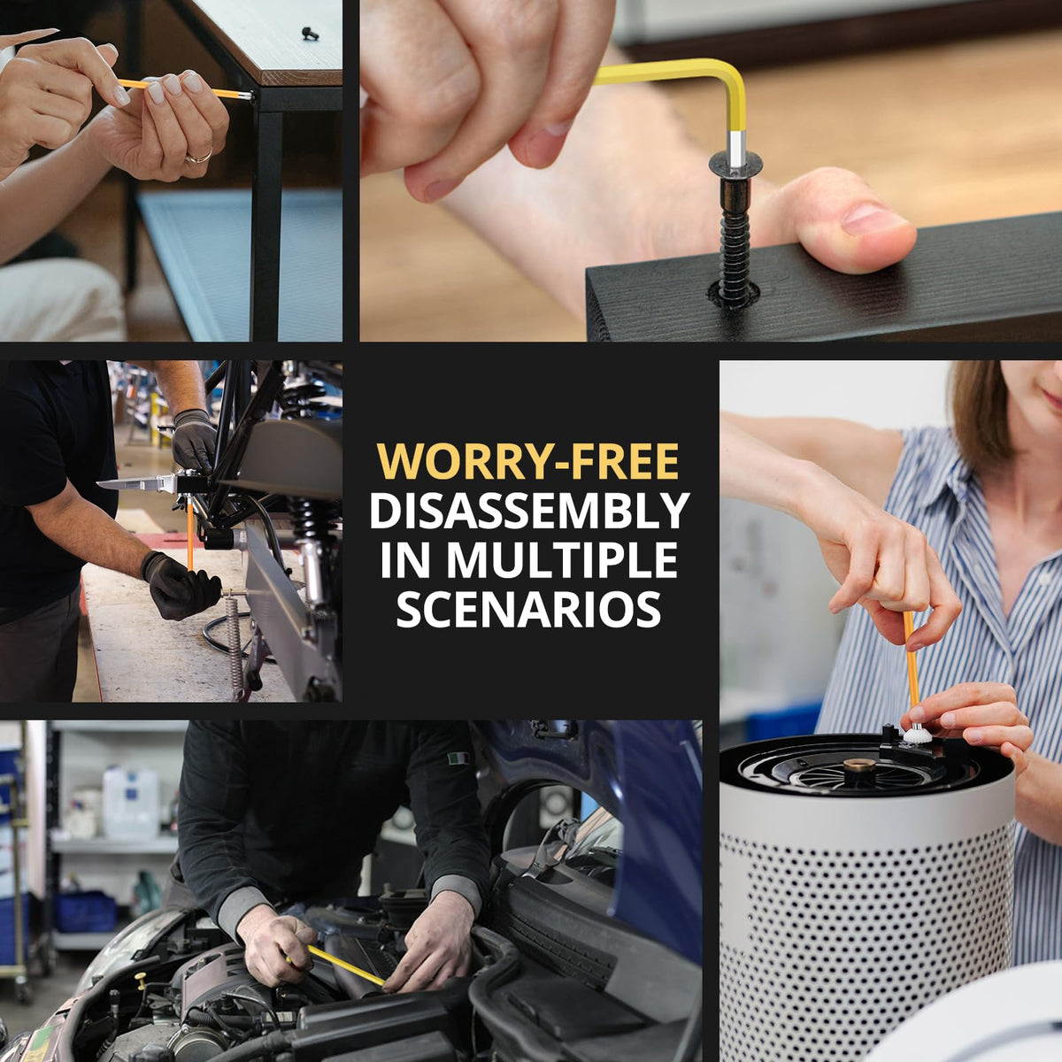 Ideal for bike repairs and electronics DIY projects