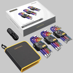 Clear size markings keep tools organized and accessible