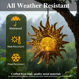 Amugmilk backyard sunflower lantern blends charm with practical solar lighting.