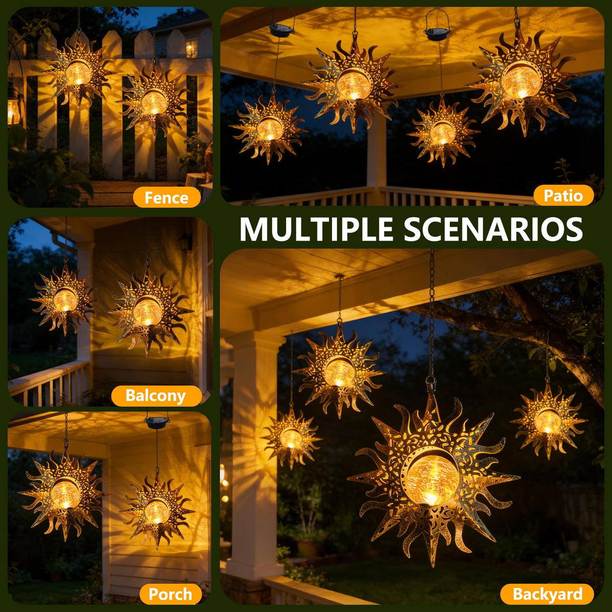Amugmilk outdoor waterproof lantern keeps patios lit during rain or drizzle.