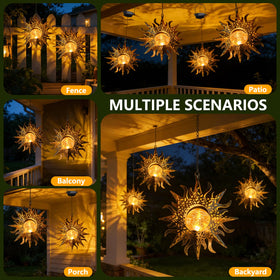 Amugmilk outdoor waterproof lantern keeps patios lit during rain or drizzle.