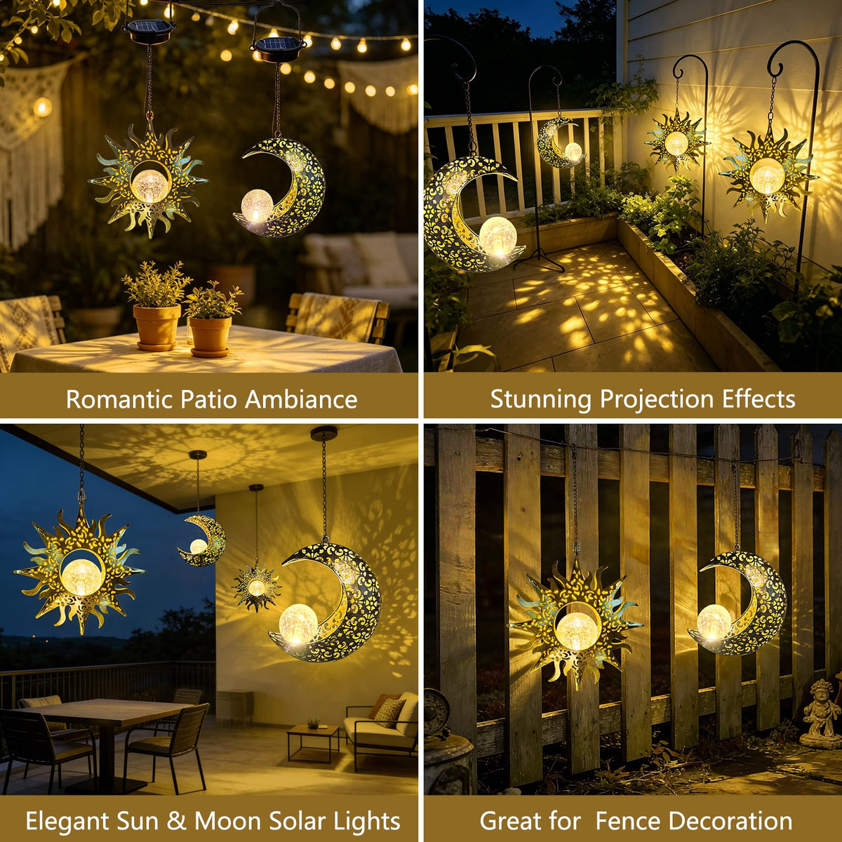 Amugmilk solar hanging lights terrace pergola ambiance elevates outdoor dining and gatherings.