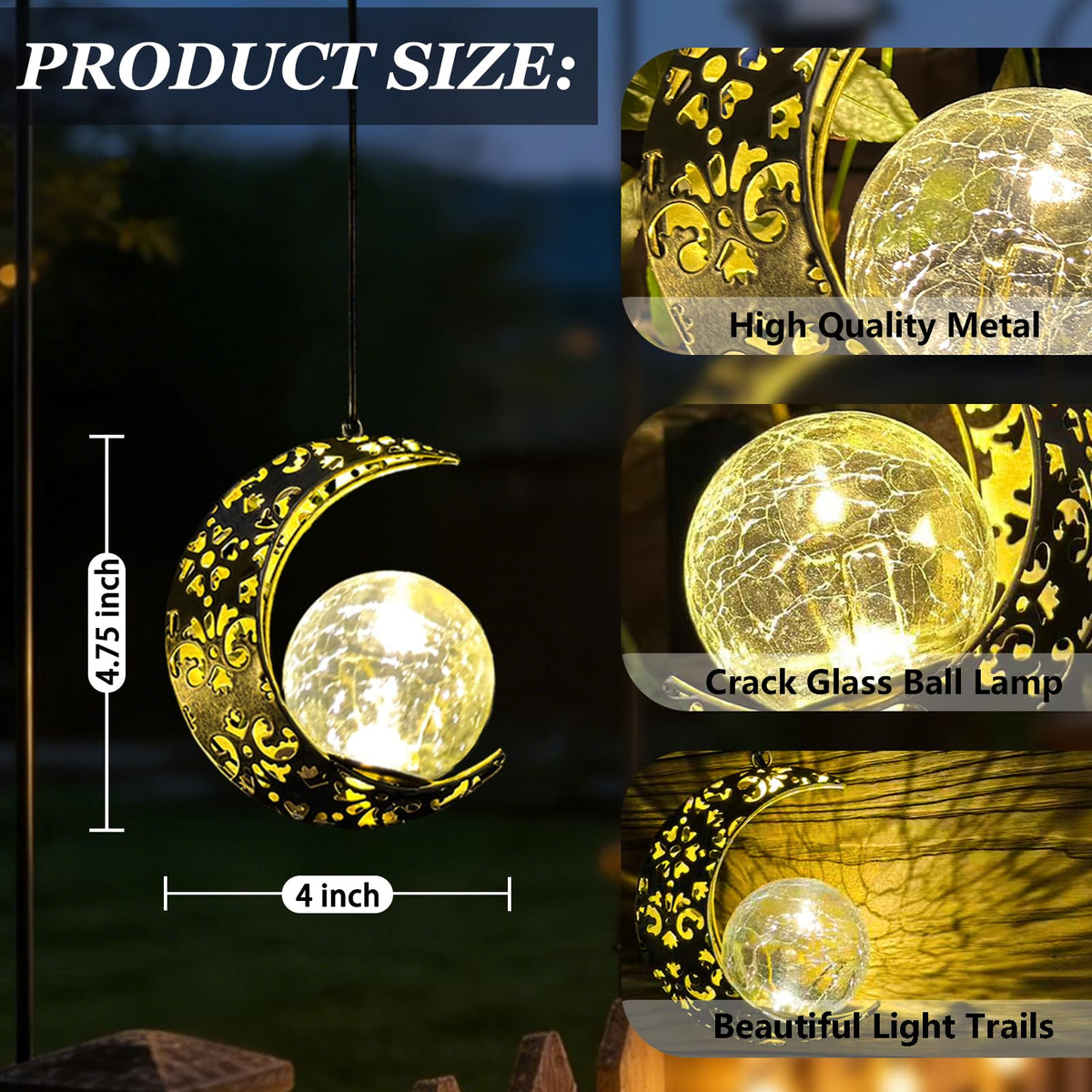 Amugmilk solar lanterns charge by day for night pathway lighting.