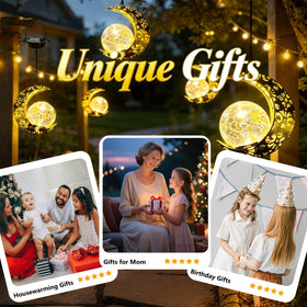 Amugmilk moon lights make a thoughtful gift for garden lovers.