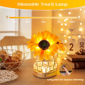 AMWGIMI Sunflowers 54-LED light source delivering delicate ambient lighting for bedrooms
