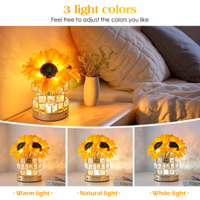 AMWGIMI Sunflowers cordless design frees you to place it anywhere