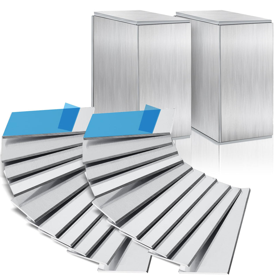 Amyhill welding plates 2x4 inch flat plate with smooth finish for precise practice.